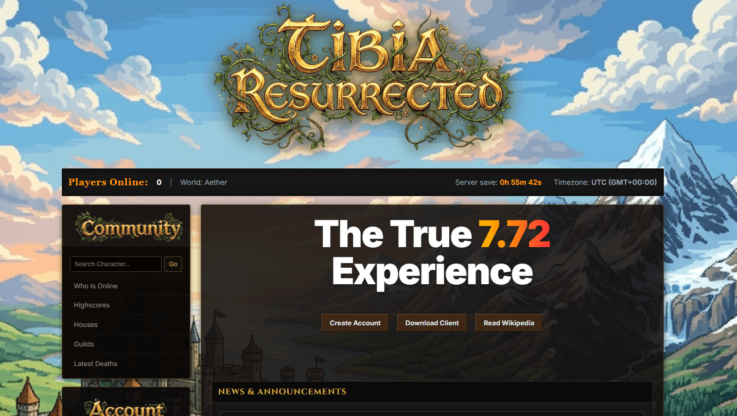 Tibia Resurrected